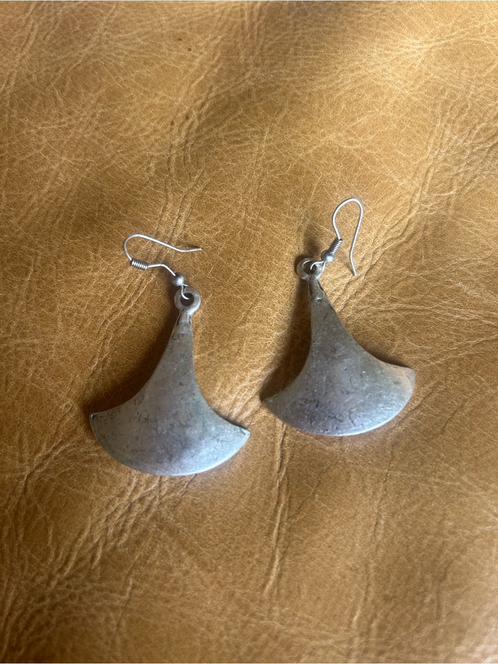 Sterling-Style Silver Fan Drop Earrings - Elegant Women’s Jewelry